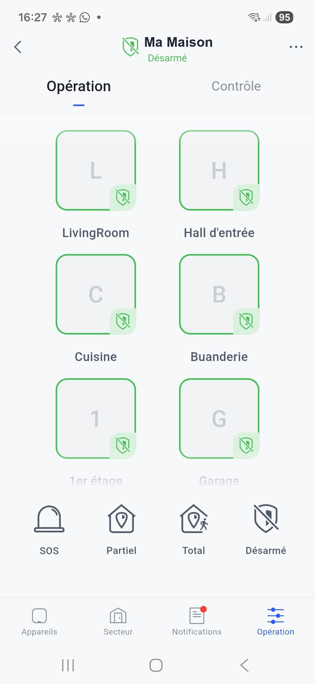Application mobile Sysalarm